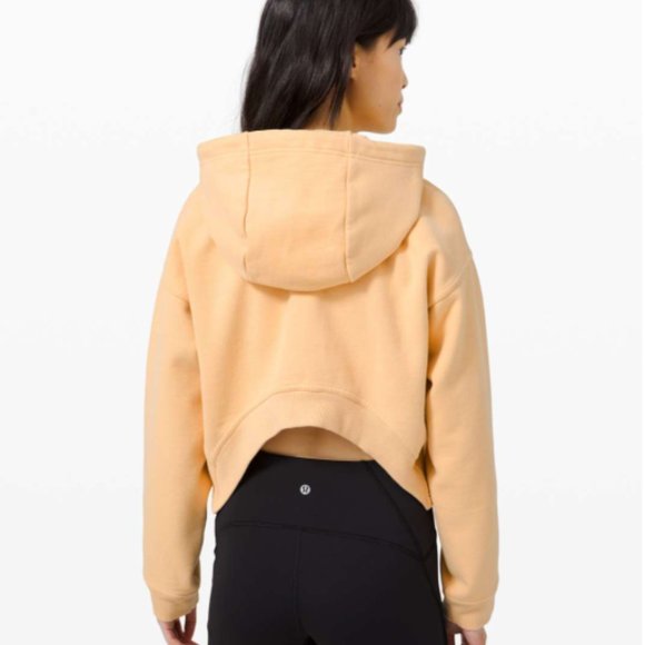 Lululemon Cool Crescent Hoodie Ivory Peach 6 New - Picture 10 of 10